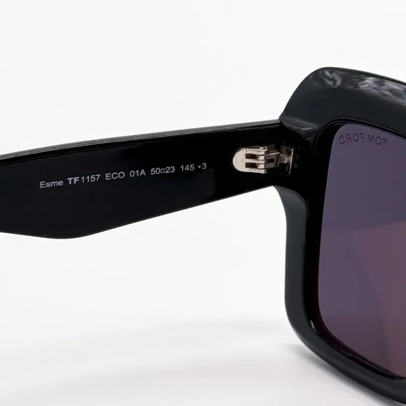 NEW TOM FORD SUNGLASSES ESME TF1157 01A BLACK WOMEN EYEWEAR  display picture 1